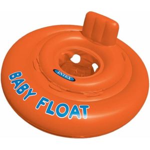 Intex Baby zwemband - oranje - met zitje - 76 cm - Zwemringen/floats
