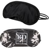 Slaapmasker zwart 4 stuks