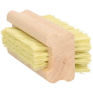 Houten nagelborstel - tweezijdig - 10 x 4 cm