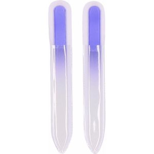 Nagelvijlen - Paars - 2x Stuks - 14 cm - In Beschermhoesje
