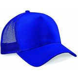 Truckers baseball caps kobalt blauw voor volwassenen - voordelige blauwe petjes/caps