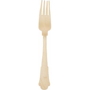 Houten vorken set klassiek 8 stuks