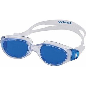 Wedstrijd zwembrillen met blauwe lenzen voor volwassenen