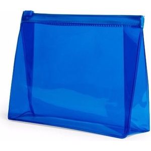 Transparante toilettas met reisflessenset - 1 liter - toilettas voor het vervoer van... | bol