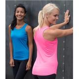 AWDis - Sport Singlet - Blauw - Mouwloos Shirtje - Polyester - Lucht Doorlatend - Sneldrogend
