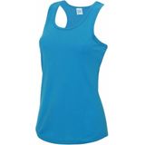 AWDis - Sport Singlet - Blauw - Mouwloos Shirtje - Polyester - Lucht Doorlatend - Sneldrogend