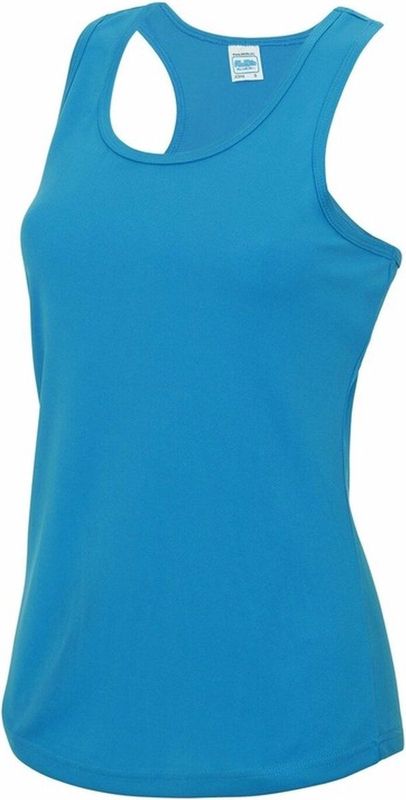 AWDis - Sport Singlet - Blauw - Mouwloos Shirtje - Polyester - Lucht Doorlatend - Sneldrogend