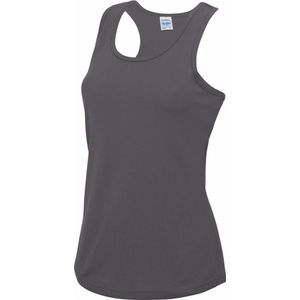 AWDis - Sport Singlet - Donkergrijs - Mouwloos - Polyester - Lucht Doorlatend