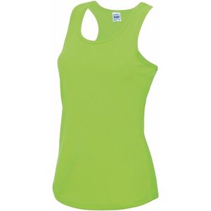 AWDis - Sport Singlet - Neon Groen - Mouwloos Shirtje - Polyester - Lucht Doorlatend - Snel Drogend