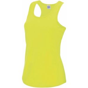 AWDis - Sport Singlet - Neon Geel - 100% Polyester - Ventilatie Gaatjes