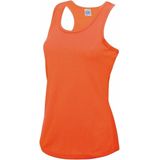 AWDis - Sport Singlet - Oranje - Mouwloos - Polyester - Lucht Doorlatend - Snel Drogend