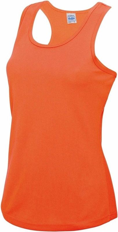 AWDis - Sport Singlet - Oranje - Mouwloos - Polyester - Lucht Doorlatend - Snel Drogend