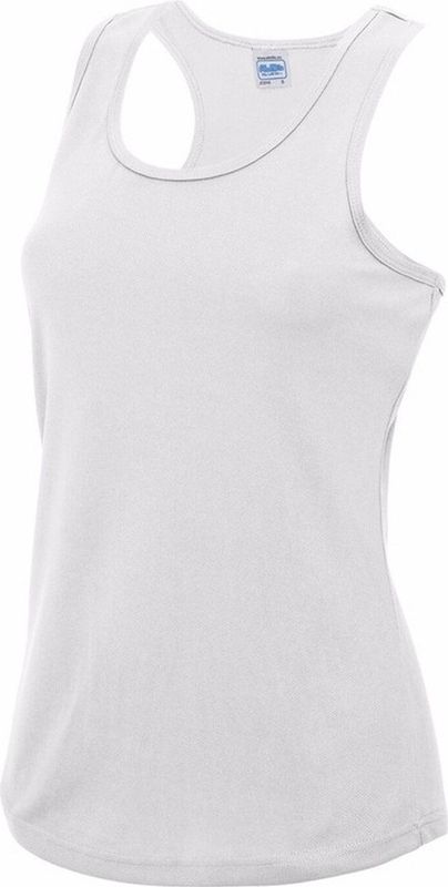 AWDis - Sport Singlet - Wit - Mouwloos - Polyester - Lucht Doorlatend - Sneldrogend