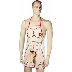 Naakte Man Schort met Penis