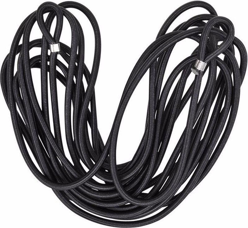 ProPlus - Aanhangernet Elastiek - Zwart - Kunststof - 7m