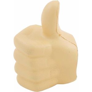 1x stuks Anti stress of sterkte duimen - beterschap / sterkte / geslaagd / topper duimpjes
