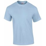 Gildan - Basic - T-shirt - Lichtblauw - Katoen - Korte Mouwen - 200gr Kwaliteit