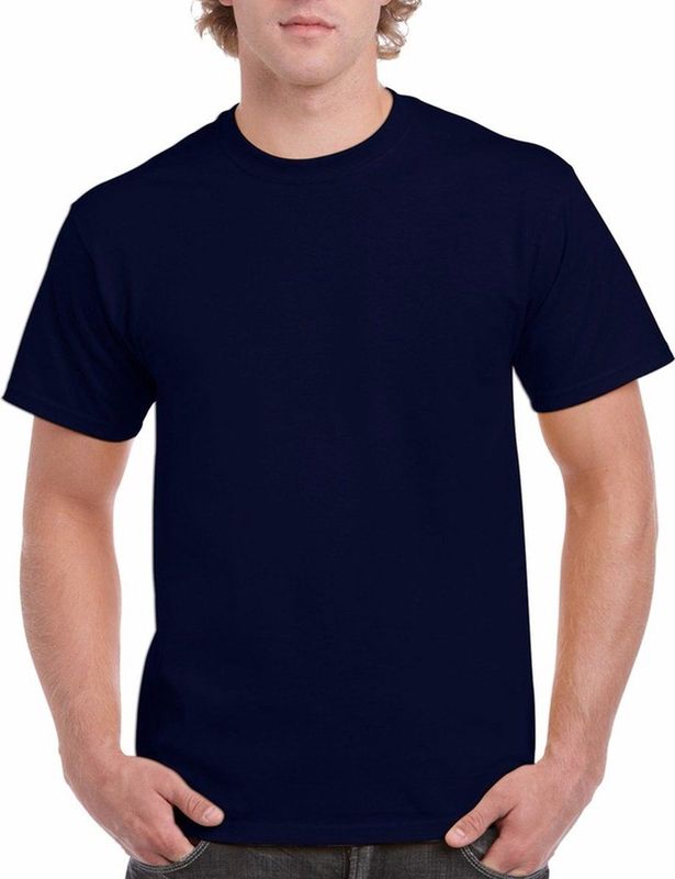 Gildan - Basic T-shirt - Navy - 100% Katoen