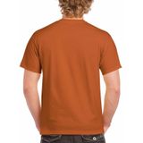 Gildan - Basic T-shirt - Oranje - 100% Katoen