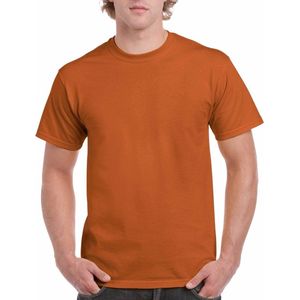 Gildan - Basic T-shirt - Oranje - 100% Katoen