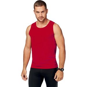 ProAct - Sport Singlet - Rood - Tanktop Hemd - Mouwloos - Sneldrogende Stof