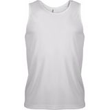 ProAct - Sport Singlet - Wit - Tanktop Hemd - Mouwloos - Sneldrogende Stof