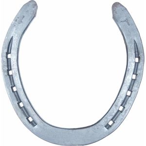 Gelukshoefijzer metaal 13 cm