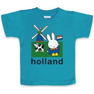Nijntje - T-shirt - Blauw - Baby Shirt - Katoen