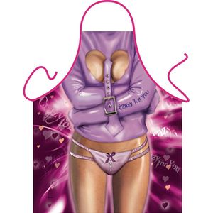 Crazy For You - Kookschort - Roze - 100% Polyester