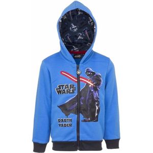 Star Wars sweater met rits blauw