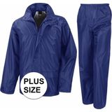 Blauw All Weather regenpak voor volwassenen S