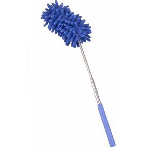 Telescopische duster blauw paars 26-74 cm