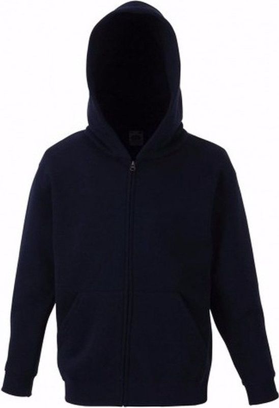 Fruit Of The Loom - Capuchonsweater - Navy - Katoenmix