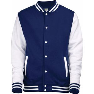College Jacket/Vest Navyblauw/Wit Voor Heren