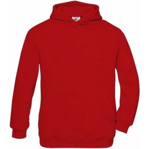 B&C - Capuchonsweater - Rood - Katoen/Polyester