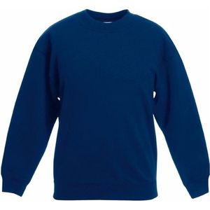 Fruit of the Loom - Kinder Classic Set-In Sweater - Blauw