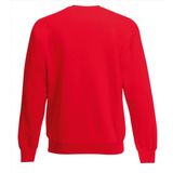 Fruit of the Loom - Kinder Classic Set-In Sweater - Rood