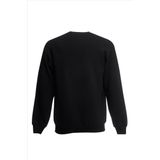Fruit Of The Loom - Kinder Sweater - Zwart - Katoen/Polyester 260 Grams