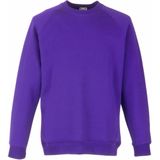 Donkergroene katoenmix sweater voor jongens