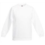 Witte katoenmix sweater voor jongens
