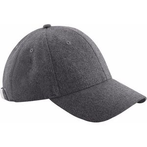 Wollen warme winter pet / cap grijs voor heren - Baseballcaps