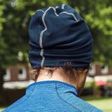 Sportmuts navy blauw katoen voor dames - Mutsen - volwassenen