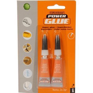 Hobby superlijm tube 3 gram 2 stuks