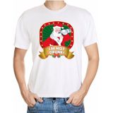 Foute kerst shirt wit - Im not drunk - dronken Kerstman tshirt - voor heren