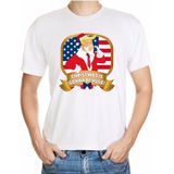 Foute kerst shirt wit - Donald Trump - Christmas is gonna be huge - voor heren