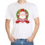 Foute kerst shirt wit - Merry christmas bitches - voor heren