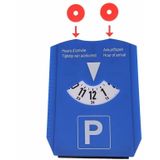 ProPlus - Luxe Parkeerschijf - Blauw - 12 x 15 cm - Met IJskrabber