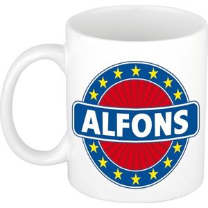 Alfons naam koffie mok / beker 300 ml  - namen mokken