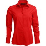Casual Promo Overhemd - Rood - Lange Mouwen - Katoen/Polyester