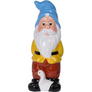 Tuinkabouter met gans 30 cm